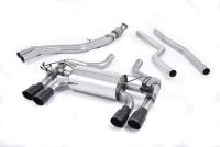 Milltek Valved Cat-Back Exhaust | BMW F87 M2 - Cerakote Black Tips