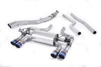 Milltek Valved Cat-Back Exhaust | BMW F87 M2 - Burnt Titanium Tips