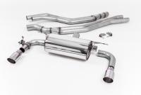 Milltek Non-Resonated Race Cat-Back Exhaust | BMW F22 M240i - Polished Tips