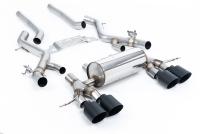 Milltek Non-Resonated Cat-Back Exhaust | BMW G87 M2 - Cerakote Black Tips