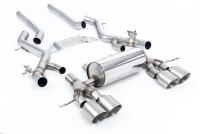 Milltek Non-Resonated Cat-Back Exhaust | BMW G87 M2 - Brushed Titanium Tips