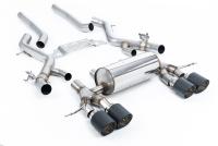 Milltek Non-Resonated Cat-Back Exhaust | BMW G87 M2 - Carbon Fibre Tips