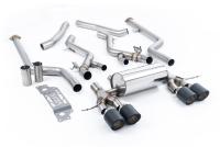 Milltek Non-Resonated Cat-Back Exhaust | BMW G87 M2 - Carbon Fibre Tips