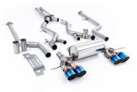 Milltek Resonated Cat-Back Exhaust | BMW G87 M2 - Burnt Titanium Tips