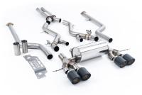 Milltek Resonated Cat-Back Exhaust | BMW G87 M2 - Carbon Fibre Tips