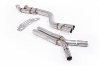 Milltek Non-Resonated 102mm X-Pipe Mid-Pipe | BMW G87 M2 - Fits OE Axle-Back