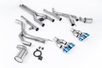 Milltek Front Pipe-Back | Dodge Challenger SRT Hellcat - Burnt/Blue Titanium Tips