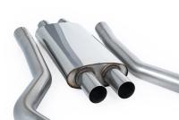 Milltek Valved Resonated Cat-Back | Ford Mustang S550/S650 - Polished Tips