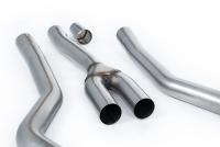 Milltek Valved Non-Resonated Cat-Back | Ford Mustang S650 - Polished Tips