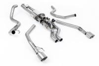 Milltek Valved Cat-Back Exhaust | Ford Ranger Raptor - Brushed Titanium Tips