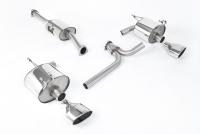 Milltek Twin Rear Silencer | Honda S2000 AP2 - Polished Tips