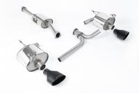 Milltek Twin Rear Silencer | Honda S2000 AP2 - Cerakote Black Tips