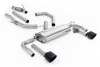 Milltek Non-Resonated Valved Cat-Back | Hyundai Elantra N - Cerakote Black Tips
