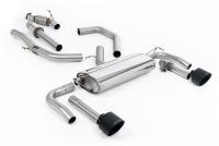 Milltek Resonated Valved Cat-Back | Hyundai Elantra N - Cerakote Black Tips