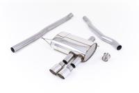 Milltek Non-Resonated Cat-Back Exhaust | Mini Cooper S F56 - Polished Tips