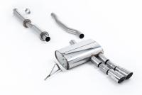 Milltek Resonated Cat-Back Exhaust | Mini Cooper S F55 - Polished Tips