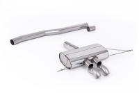 Milltek Non-Resonated Cat-Back Exhaust | Mini Cooper S F66 - Downturn Tips