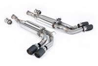 Milltek Valved Cat-Back Exhaust | Mercedes G63 W463 - Carbon Fibre Tips