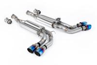Milltek Valved Cat-Back Exhaust | Mercedes G63 W463 - Burnt/Blue Titanium Tips