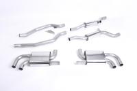 Milltek Resonated Cat-Back Exhaust | Porsche Cayenne 958 Turbo 4.8 V8 (Pre-Facelift)