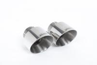 GT-100 Polished Trims & Mounting Plate - Fits to OE Silencer