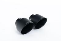 GT-100 Cerakote Black Trims & Mounting Plate - Fits to OE Rear Silencer