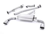 Milltek Non-Resonated Cat-Back Exhaust | Toyota GT86 Subaru BRZ - Polished Tips