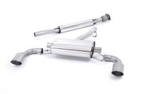 Milltek Resonated Cat-Back Exhaust | Toyota GR86 - Brushed Titanium Tips