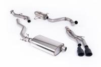Milltek Resonated Cat-Back Exhaust | Toyota Tacoma 2024+ - Cerakote Black Tips