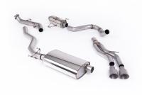 Milltek Resonated Cat-Back Exhaust | Toyota Tacoma 2024+ - Brushed Titanium Tips