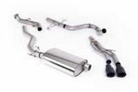 Milltek Non-Resonated Cat-Back Exhaust | Toyota Tacoma 2.4L - Cerakote Black Tips