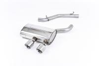Milltek Non-Resonated Cat-Back Exhaust | VW Golf MK5 R32-Polished Tips