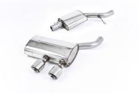 Milltek Resonated Cat-Back Exhaust | VW Golf MK5 R32-Polished Tips