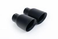 Milltek Non-Resonated Cat-Back Exhaust | VW Golf R MK6-Cerakote Black Tips