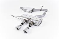 Milltek Resonated Cat-Back Exhaust | VW Golf R MK6-Polished Tips