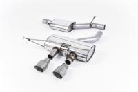 Milltek Resonated Cat-Back Exhaust | VW Golf R MK6-Brushed Titanium Tips
