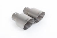 Milltek Resonated Cat-Back Exhaust | VW Golf R MK6-Brushed Titanium Tips