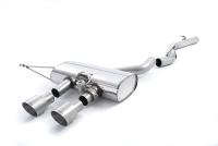 Milltek Non-Resonated Cat-Back Exhaust | VW Golf R MK6-Brushed Titanium Tips