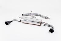 Milltek Non-Resonated Cat-Back Exhaust | VW Golf MK6 GTI-Cerakote Black Tips