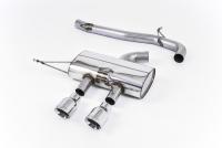 Milltek Non-Resonated Race Cat-Back Exhaust | VW Golf R MK6-Polished Tips