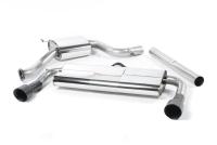 Milltek Resonated Cat-Back Exhaust | VW Golf GTI MK7-Cerakote Black Tips