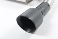 Milltek Resonated Cat-Back Exhaust | VW Golf GTI MK7-Cerakote Black Tips