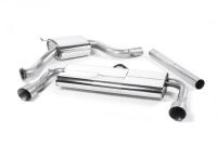 Milltek Resonated Cat-Back Exhaust | VW Golf GTI MK7-Brushed Titanium Tips