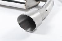 Milltek Resonated Cat-Back Exhaust | VW Golf GTI MK7-Brushed Titanium Tips