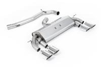 Milltek Non-Resonated Race Cat-Back Exhaust | VW Golf R MK7-Polished Tips