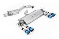 Milltek Resonated Cat-Back Exhaust | VW Golf R MK7-Burnt Titanium Tips
