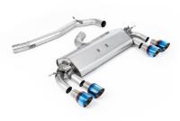 Milltek Non-Resonated Cat-Back Exhaust | VW Golf R MK7-Burnt Titanium Tips