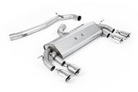 Milltek Non-Resonated Race Cat-Back Exhaust | VW Golf R MK7-Polished Tips