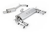 Milltek Resonated Race Cat-Back Exhaust | VW Golf R MK7-Polished Tips