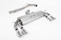 Milltek Non-Resonated Race Cat-Back Exhaust | VW Golf R MK7.5-Polished Tips